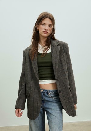 CHECK - Manteau court - dark grey