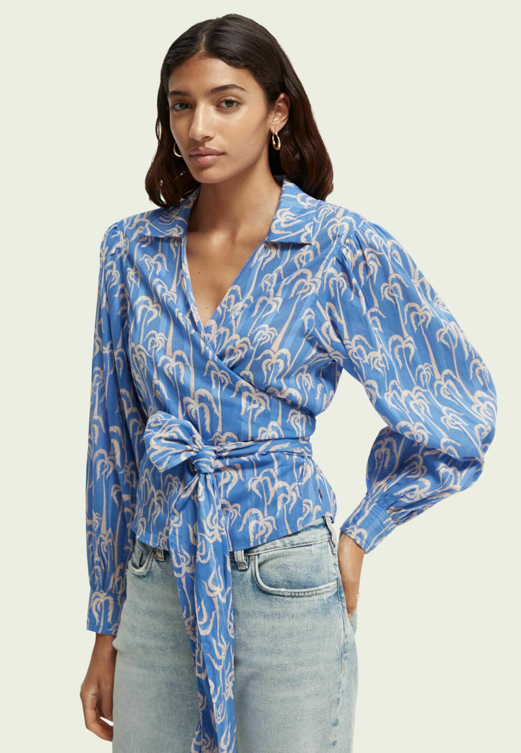 Sweat Oversize Femme Scotch & Soda - Blanc Cassé, Taille S (UK 10) - Occasion