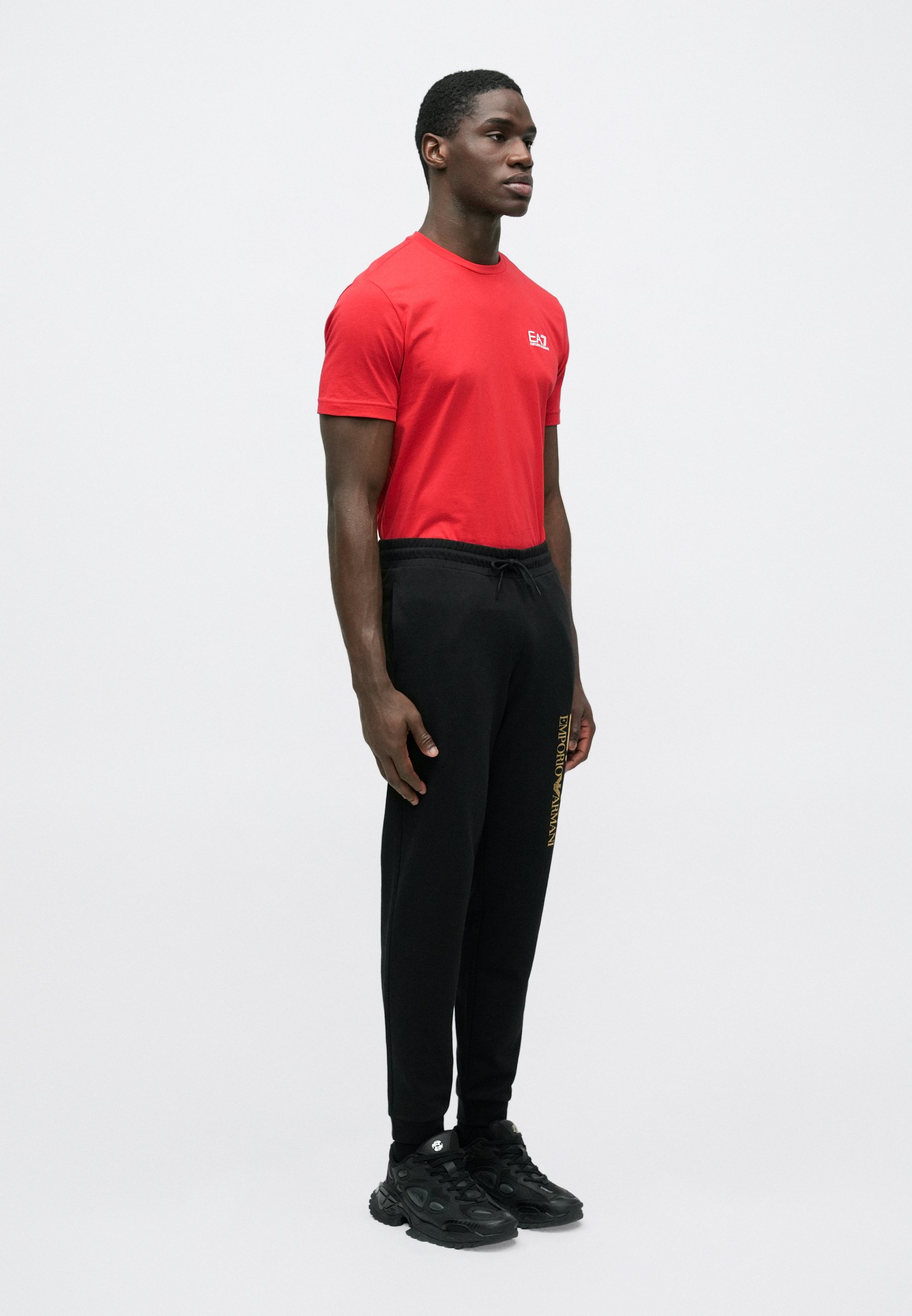 EA7 Emporio Armani TRAIN CORE BIG LOGO PANTS - Calças de fato de