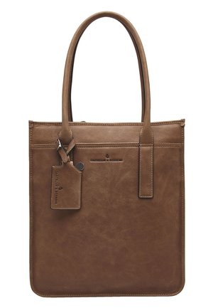 Notebooktasche - cognac