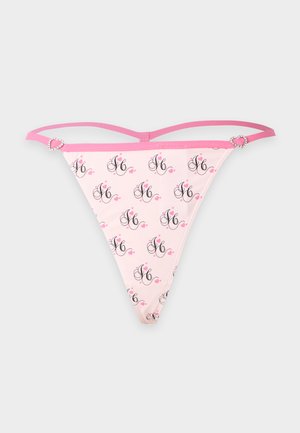 Juicy Couture, HEART 3 PACK - Τάνγκα - white/juicy pink/black