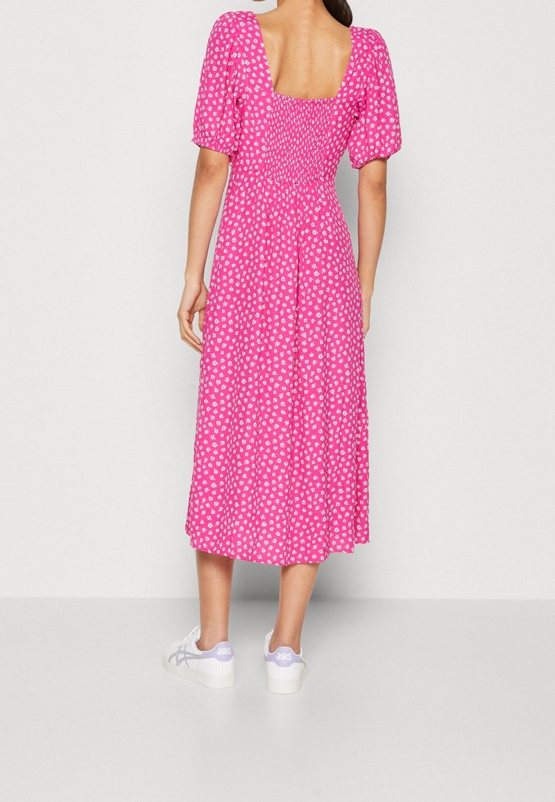 Robe à Pois Roses PINK POLKADOT - Taille L, Occasion Très Bon état, Style Décontracté