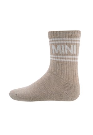 Chaussettes - dunkel beige meliert