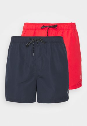 JJIBALI JJSWIMSHORTS 2 PACK - Shorts da mare - navy blazer/flame scarlet