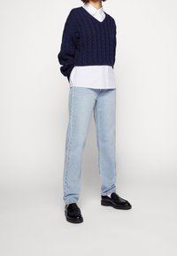 Levi's® Těhotenské džíny - bleached denim