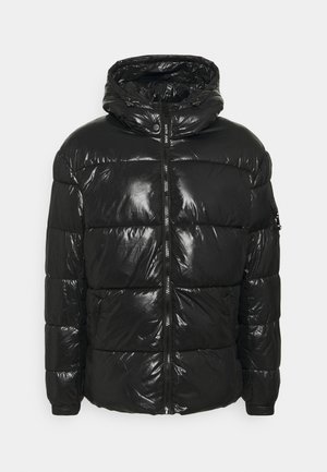 WITH POCKET AND BUCKLE ON SLEEVE - Talvitakki - black