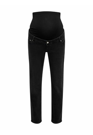 ONLY MATERNITY, STRAIGHT FIT JEANS OLMEMEL STRAIGHT FIT JEANS - Jeans Tapered Fit - washed black