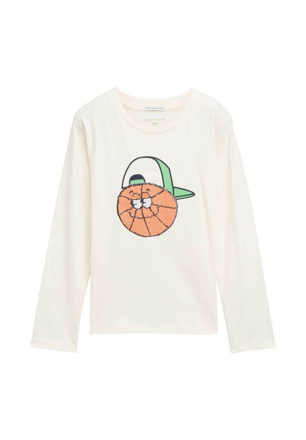 MIT WENDEPAILLETTEN - Langarmshirt