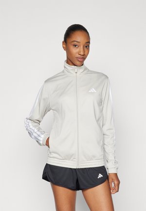 adidas Sportswear TRICOT STRIPES TRACK - Trainingsvest - alumina/white