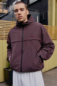 MILLER CHECK JACKET UNISEX - Giacca leggera - bordeaux