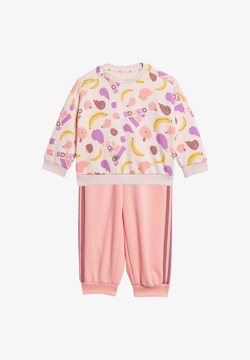 adidas Performance ESSENTIALS ALLOVER PRINTED - Chándal - sandy pink