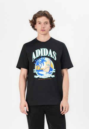 RETRO HOLIDAY UNISEX - T-shirt imprimé - black