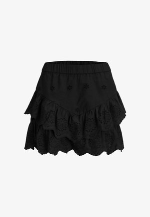 JJXX, JXJADE LAYERED BRODERIE SKIRT - Jupe trapèze - black