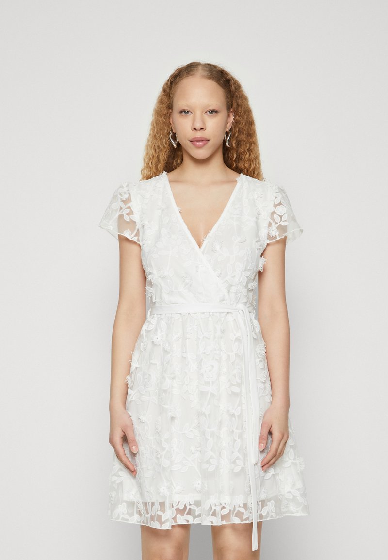 Vimitalla V Neck L S Flounce S Cloud Dancer