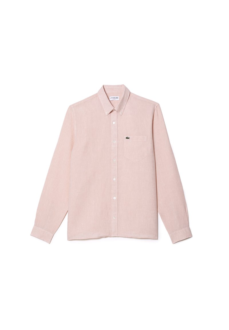 Lacoste Overhemd donkerroze