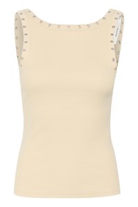 DREW REVERSIBLE EYELET - Top - butter yellow