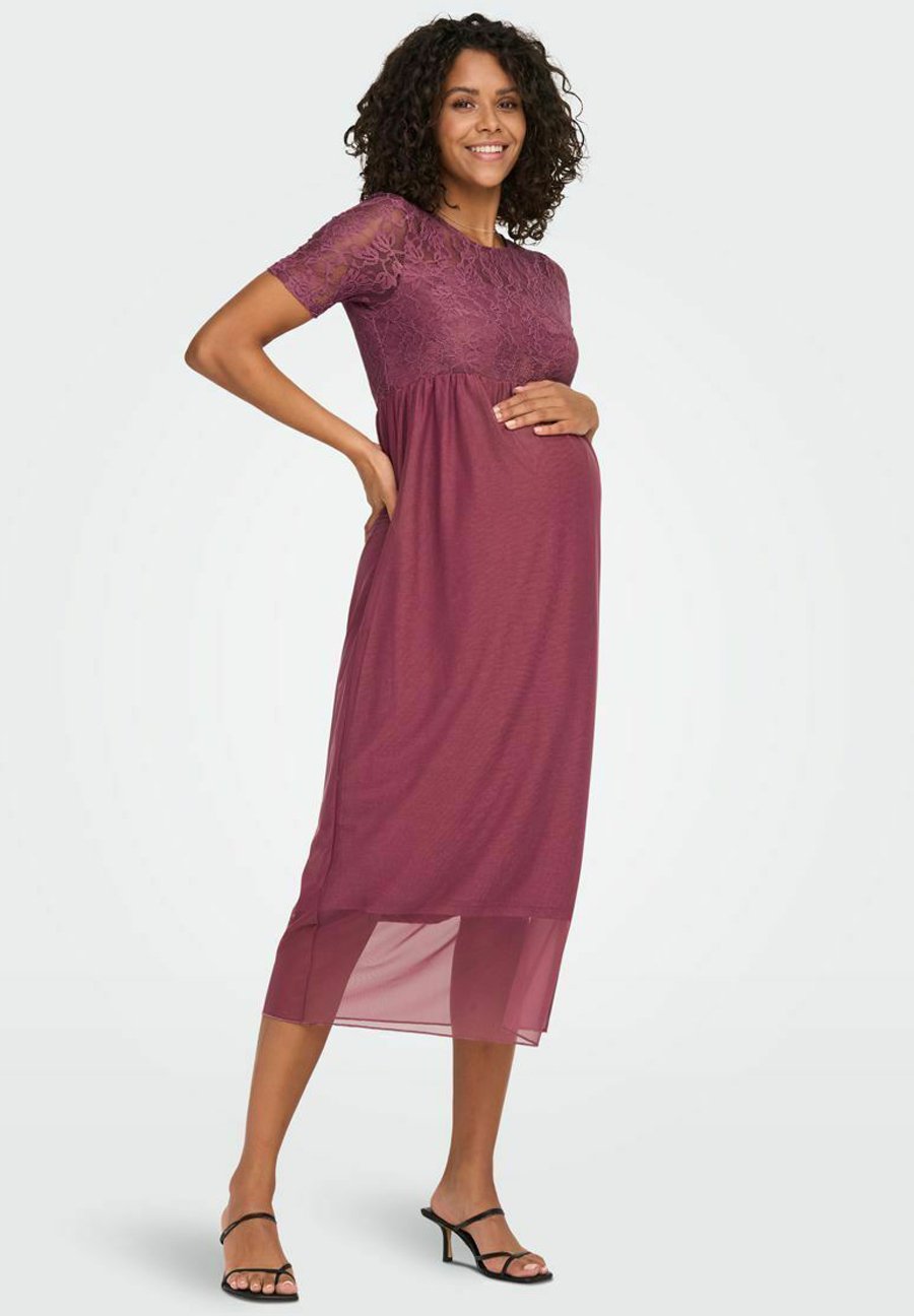 ONLY MATERNITY Day dress - rose brown/mottled lilac - Zalando.ie