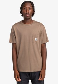 Element LABEL - Jednoduché tričko - beige