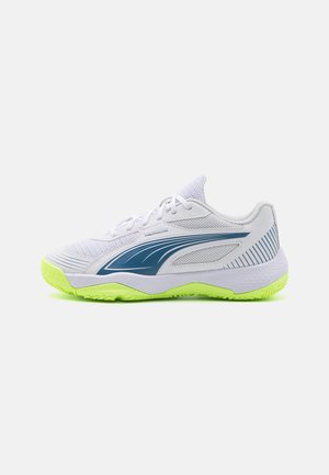 SOLARFLASH III JR UNISEX - Scarpe da pallamano - white/blue horizon