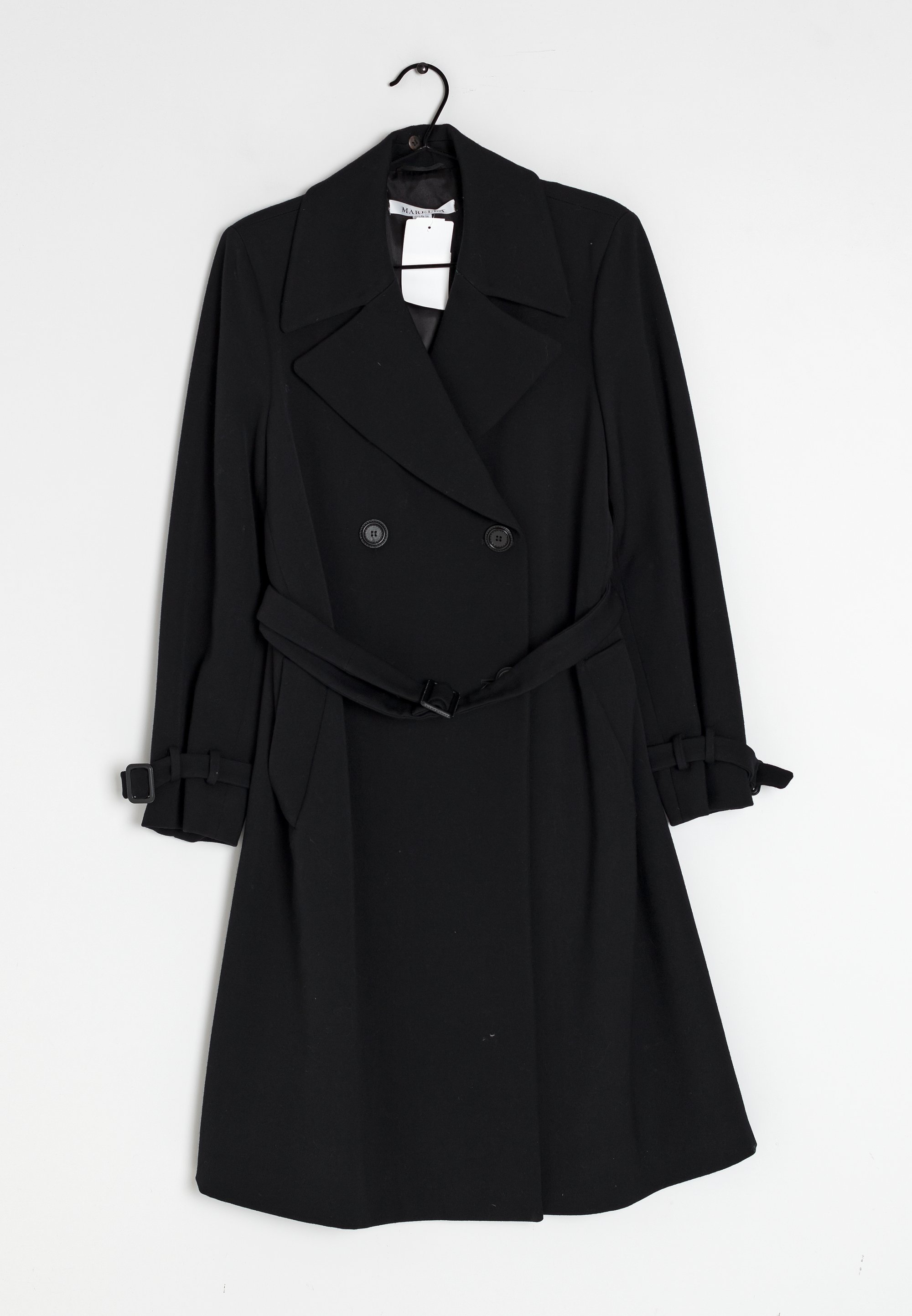 Marella Trenchcoat black/schwarz (Pre-owned) Zalando