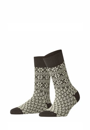 Burlington, X-MAS SOCKEN - Sokken - dark brown