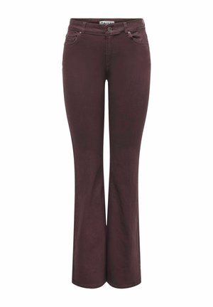 ONLY, ONLBLUSH MID FLARED COLOUR PANT PNT NOOS - Jean flare - fudge
