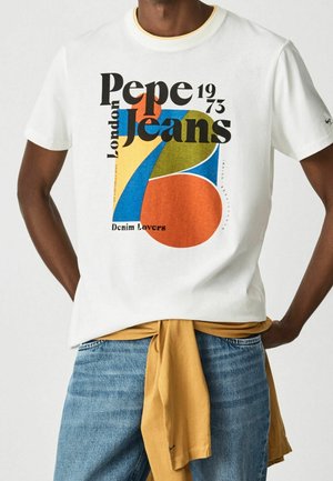 T-Shirt print - white
