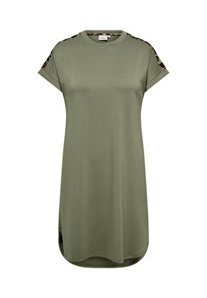 ONLY Carmakoma, DRESS CARLISE MIDI DRESS - Jerseykjole - smokey olive