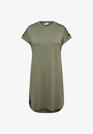 ONLY Carmakoma, DRESS CARLISE MIDI DRESS - Jerseykjole - smokey olive