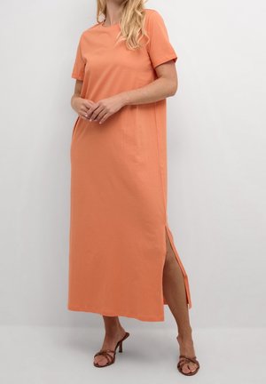 Robe en jersey - orange