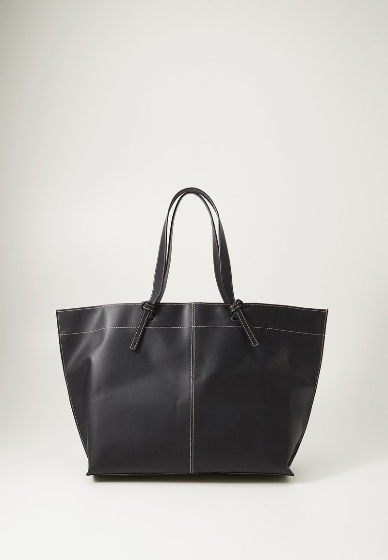 Becksöndergaard GLOSSY AUBREY BAG - Pirkinių krepšys - black