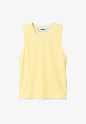 OH APRIL, EDEN TANKTOP - Toppi - butter yellow