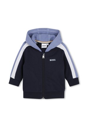 JOGGING WITH CLOSURE - Zip-up sweatshirt - bleu cargo