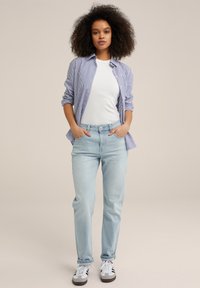 WE Fashion BLUE RIDGE - Vaqueros boyfriend - blue