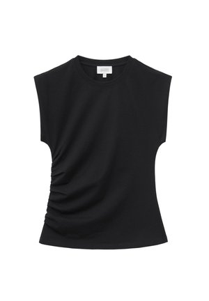 & OTHER STORIES, & OTHER STORIES RUCHED TOP - Débardeur - black
