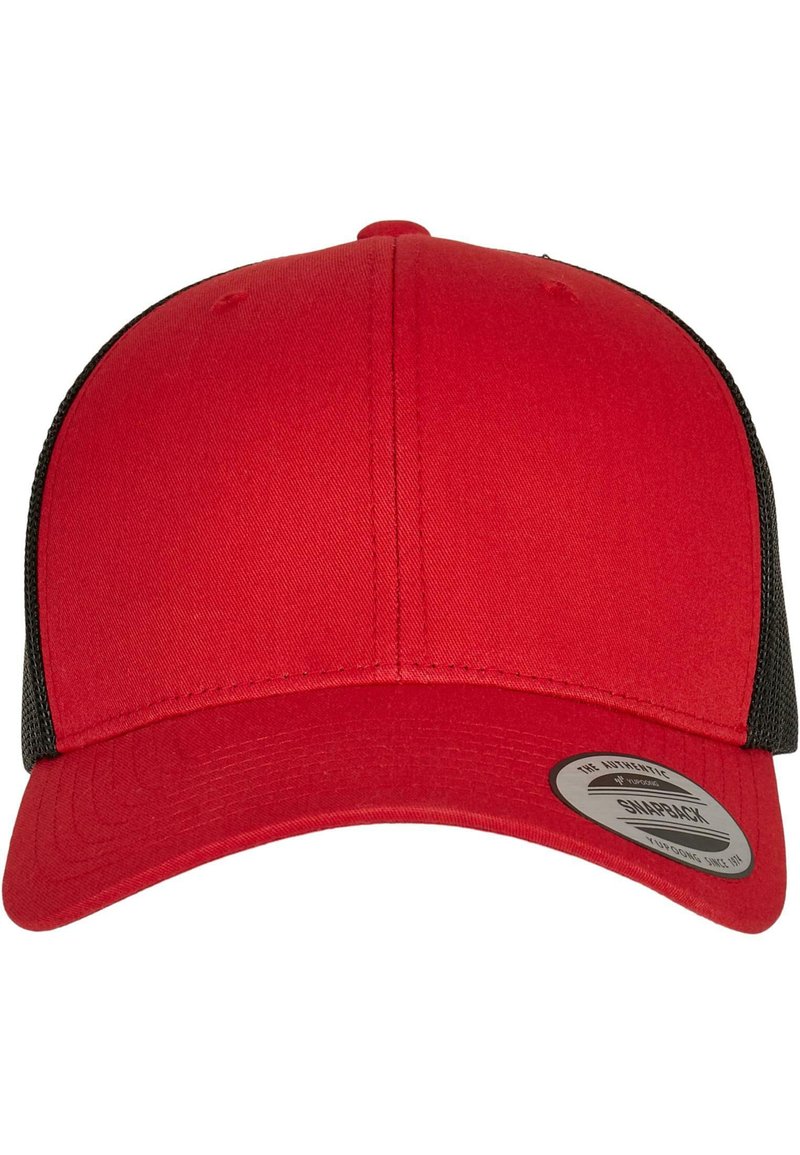 Flexfit TRUCKER RETRO TRUCKER 2 TONE - Kapa - red black