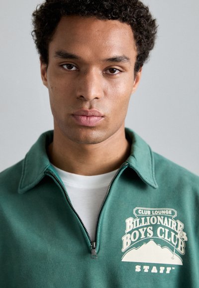 Billionaire Boys Club COUNTRY LOUNGE QUARTER ZIP CREWNECK - Sweatshirt - green