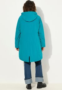 Ulla Popken HYPRAR TRIPLE FUNCTION - Waterproof jacket - turquoise