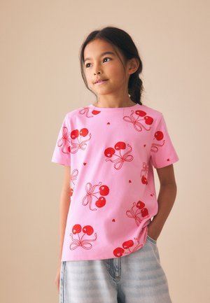 Next, REGULAR FIT T-SHIRT (3-16YRS) - T-Shirt basic - pink cherry