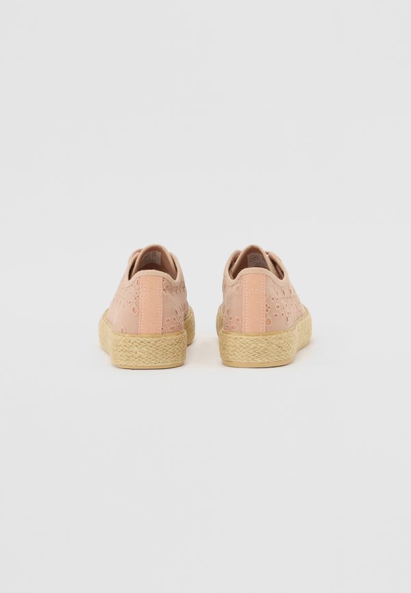 Casual lace-ups - dusty rose4