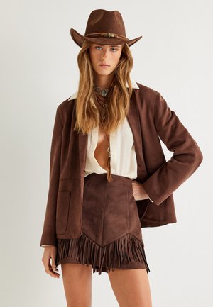 Minifalda - brown