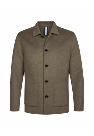 PROFUOMO, PROFUOMO SOLID OVERSHIRT - Winter jacket - brown