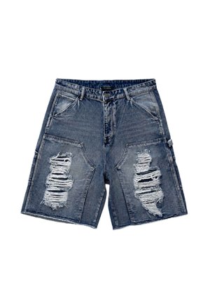 Project X Paris, BERMUDA EN DENIM STYLE CHARPENTIER - Short en jean - bleu