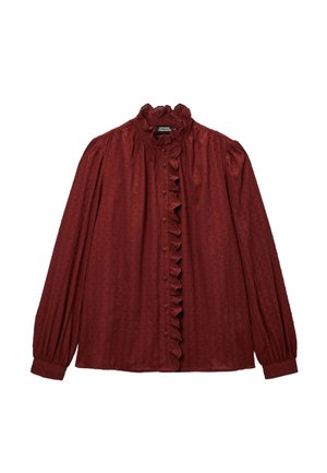 MANCHES LONGUES - Chemisier - cabernet