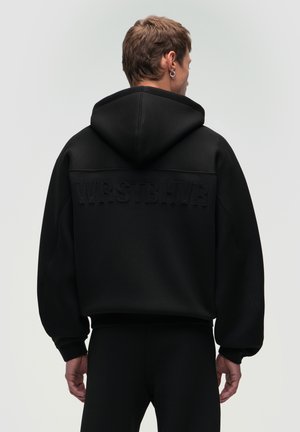 ZIP GRUVEN V2  - Felpa con zip - black