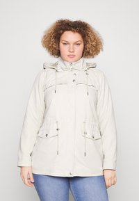ONLY Carmakoma CARNEWSTARLINE SPRING - Parka - silver lining