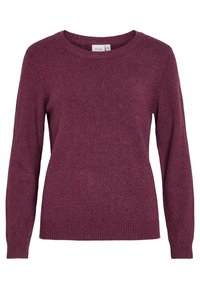 VIRIL O-NECK  - Πουλόβερ - dark purple