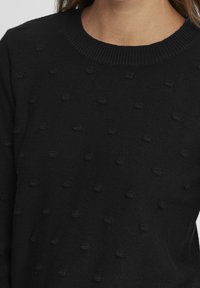 Oxmo Strickpullover - black