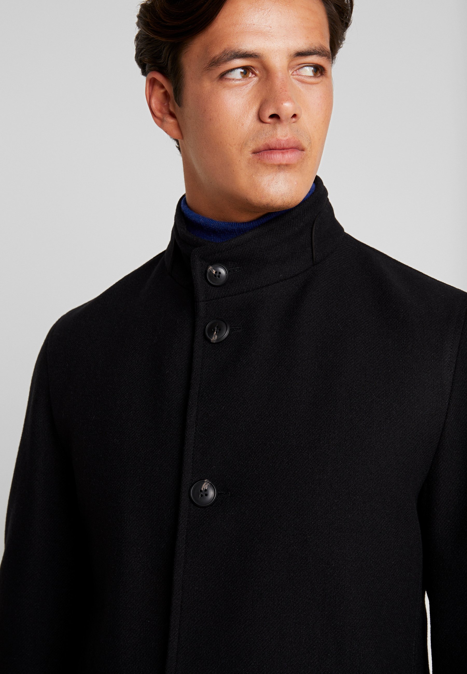 Bugatti COAT Mantel blackZwart Zalando.nl Bugatti Jas blackZwart Zalando.nl