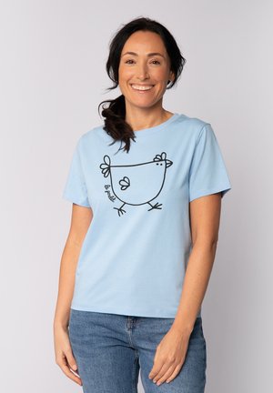 Print T-shirt - blue soul